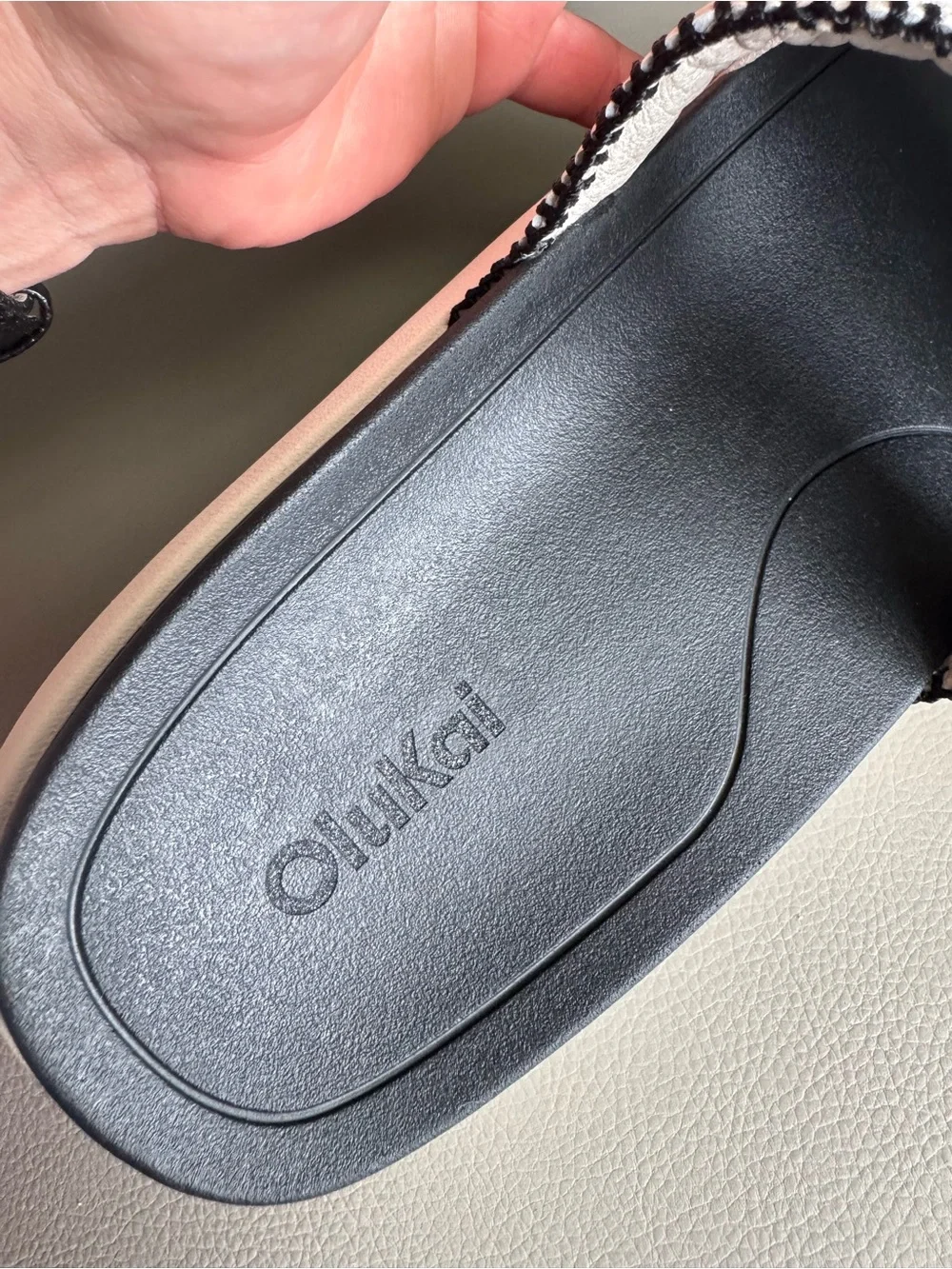OluKai woven comfortable slip